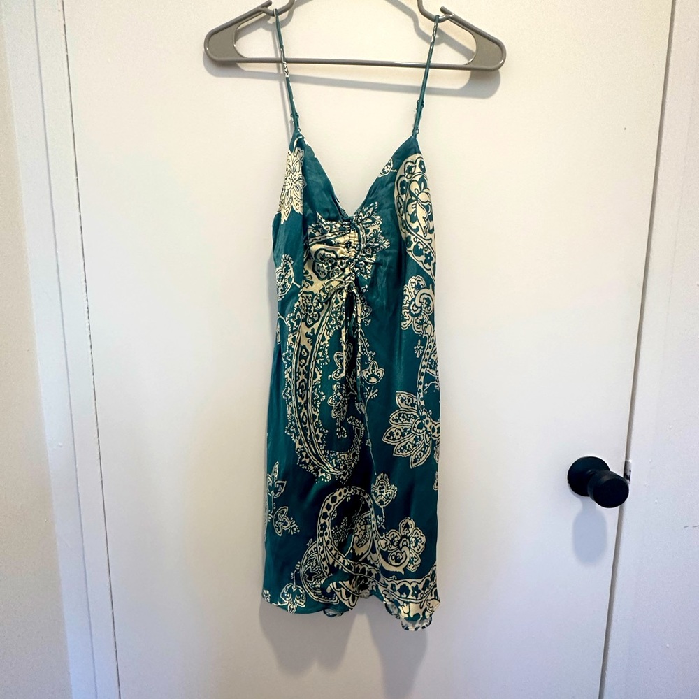 Zara Silk Mini Slip Dress